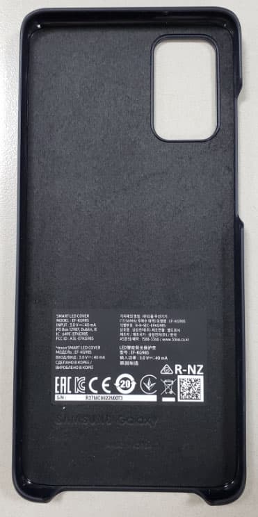 LED Cover - FCC ID A3L-EFKG985 - Samsung Electronics Co Ltd