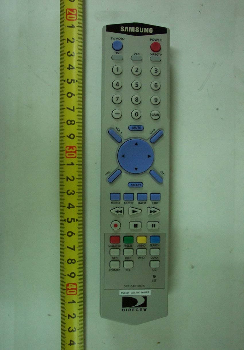 RF REMOTE CONTROLLER - FCC ID A3LSRCS401RF - Samsung Electronics Co Ltd