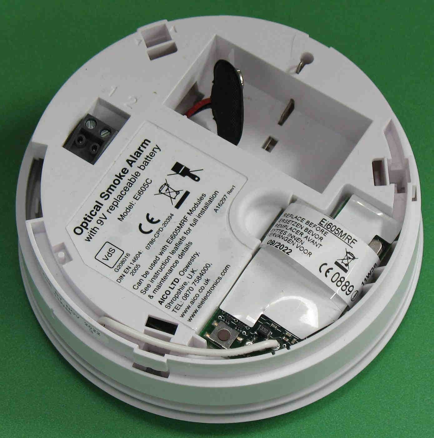 RF Modules for Battery Powered Smoke & Heat Alarms EiA600 Series - FCC ID A5FEIA605MRF - Ei Electronics Ltd