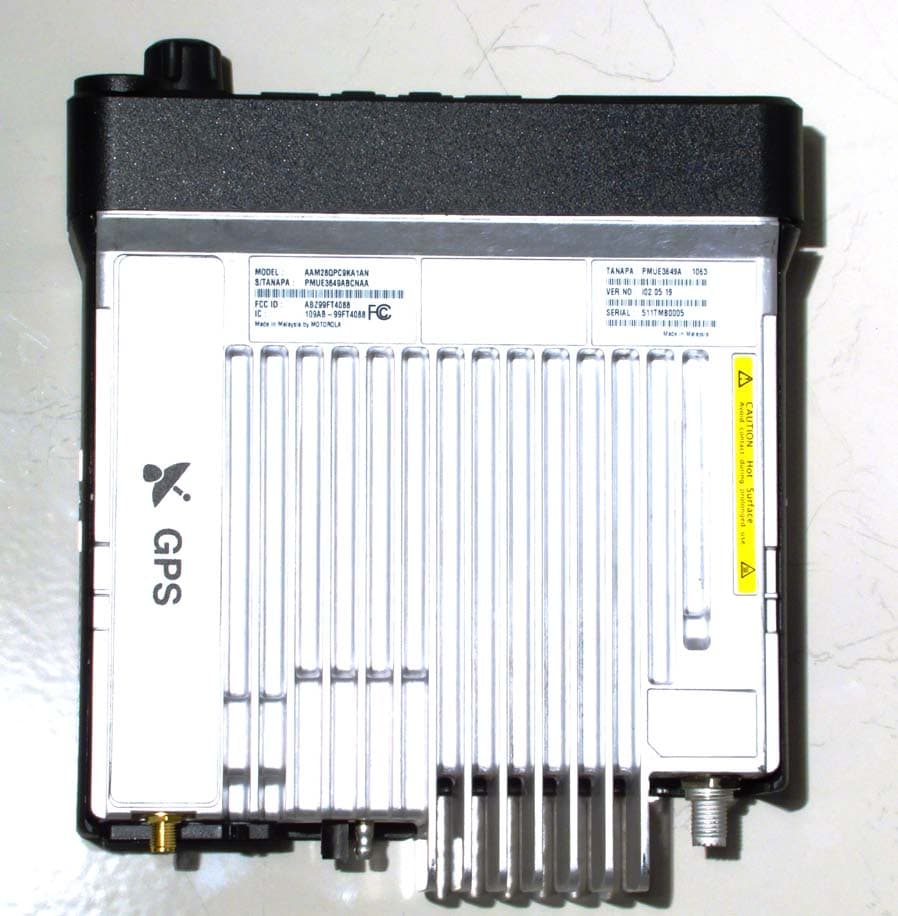UHF Range 2 Mobile Radio w/GPS & BT - FCC ID ABZ99FT4085 - Motorola Solutions, Inc.