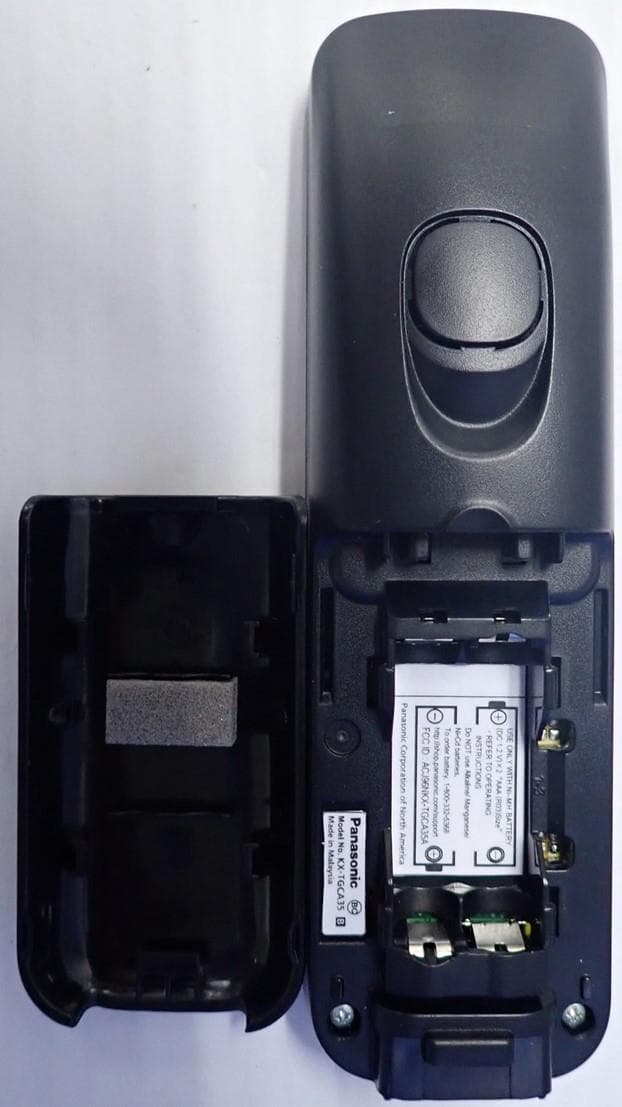 UPCS Cordless Handset - FCC ID ACJ96NKX-TGCA35A - Panasonic Corporation of North America