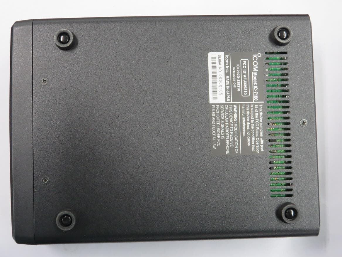 Amateur Transceiver Model IC-7100 - FCC ID AFJ339310 - ICOM Incorporated