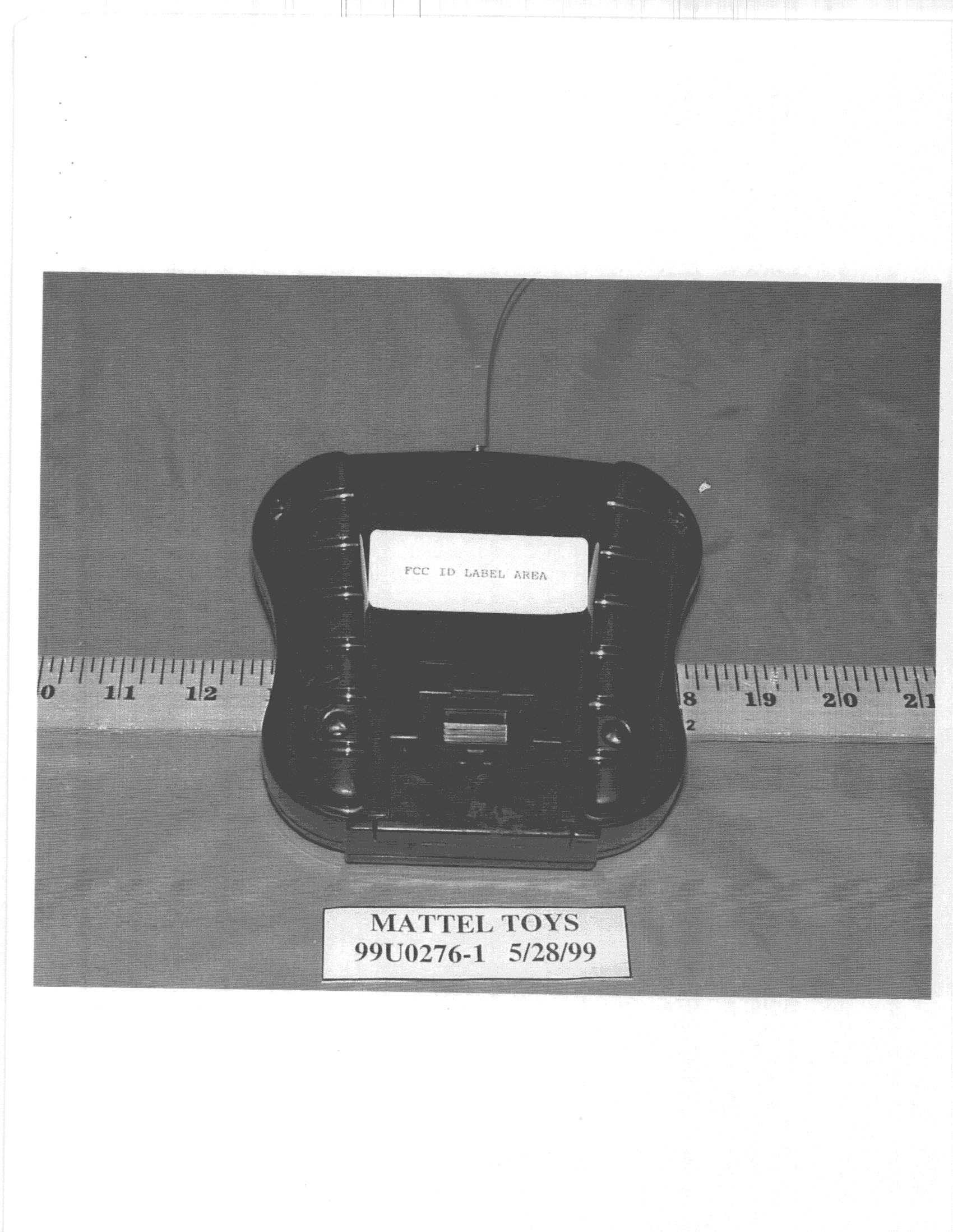 DSC - Part 15 Security/Remote Control Transmitter - FCC ID APB37514-99A2T - Mattel Toys A Division of Mattel Inc