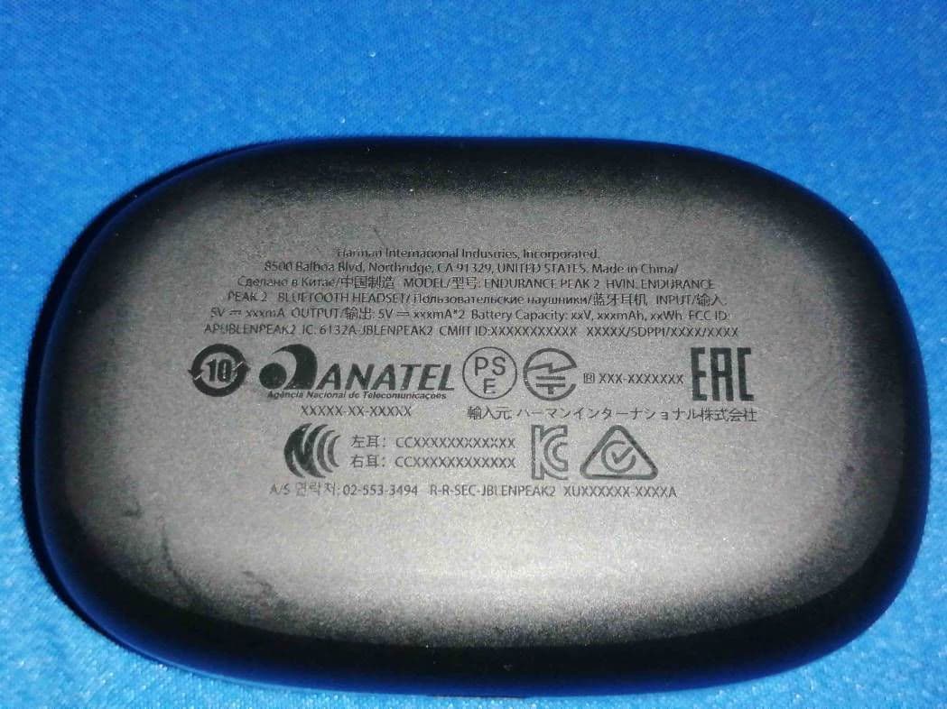 BLUETOOTH HEADSET - FCC ID APIJBLENPEAK2 - Harman International Industries, Inc