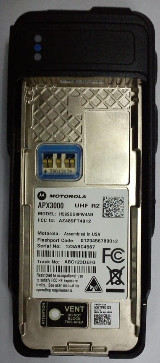 Portable 2-Way Radio - FCC ID AZ489FT4912 - Motorola Solutions, Inc.