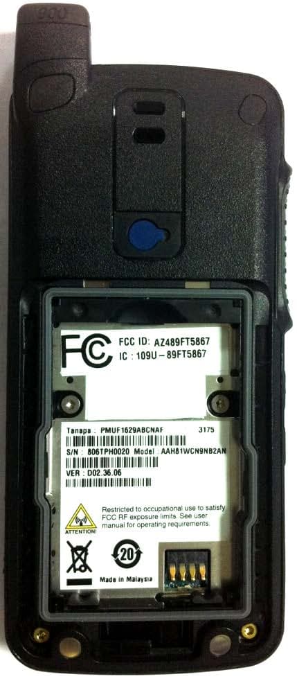 Portable 2-Way Radio - FCC ID AZ489FT5867 - Motorola Solutions, Inc.