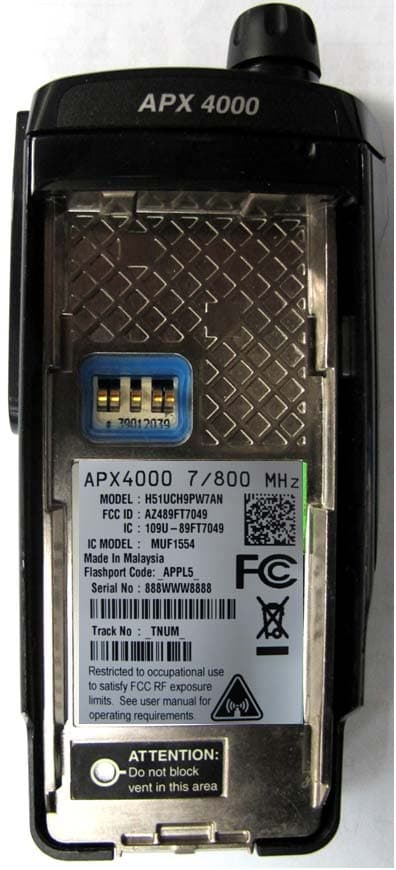 PORTABLE 2-WAY RADIO - FCC ID AZ489FT7049 - Motorola Solutions, Inc.