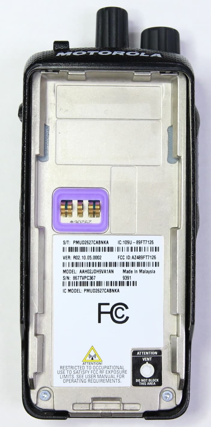 2-Way Portable Radio (with Bluetooth, Bluetooth LE and WIFI) - FCC ID AZ489FT7126 - Motorola Solutions, Inc.