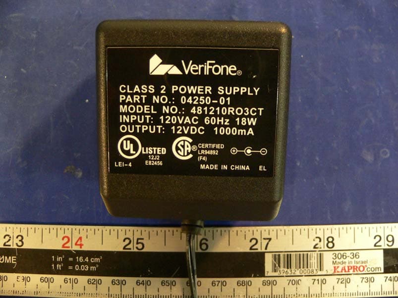 Credit Card Verification System - FCC ID B32MX870RFID - VeriFone Inc
