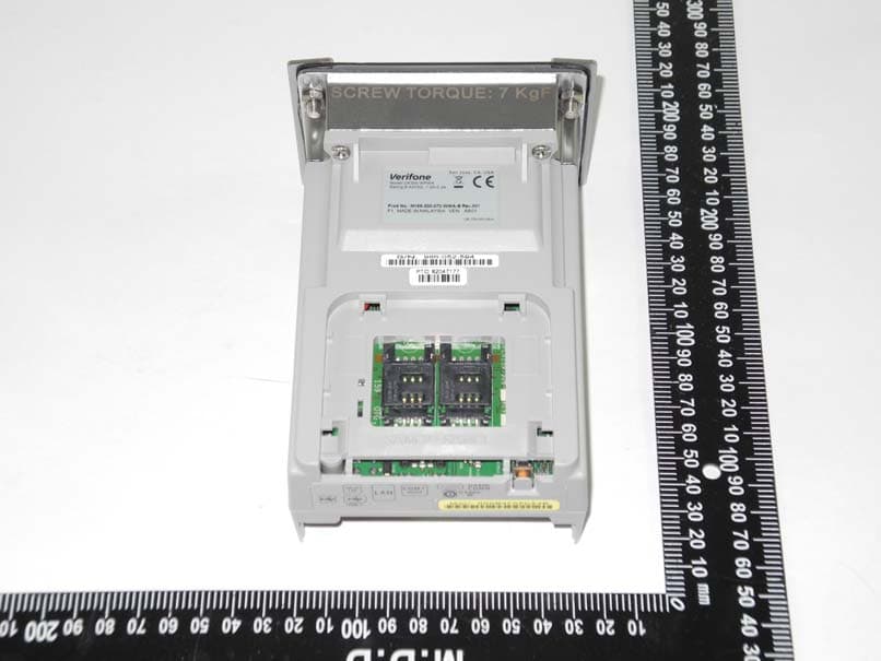 POS terminal - FCC ID B32UX300400 - VeriFone Inc