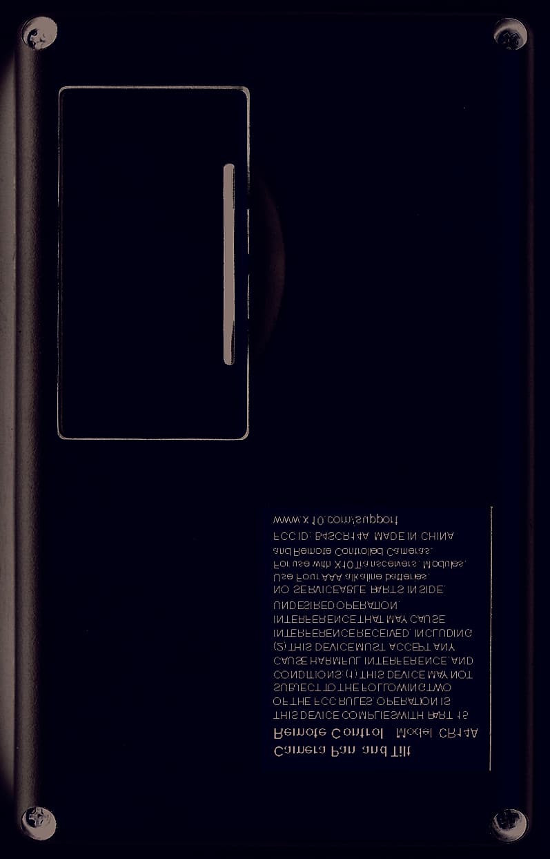 Pan n' Tilt Remote - FCC ID B4SCR14A - Authinx Inc.