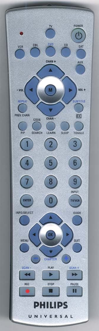 UNIVERSAL REMOTE - FCC ID B4SPH750T - Authinx Inc.