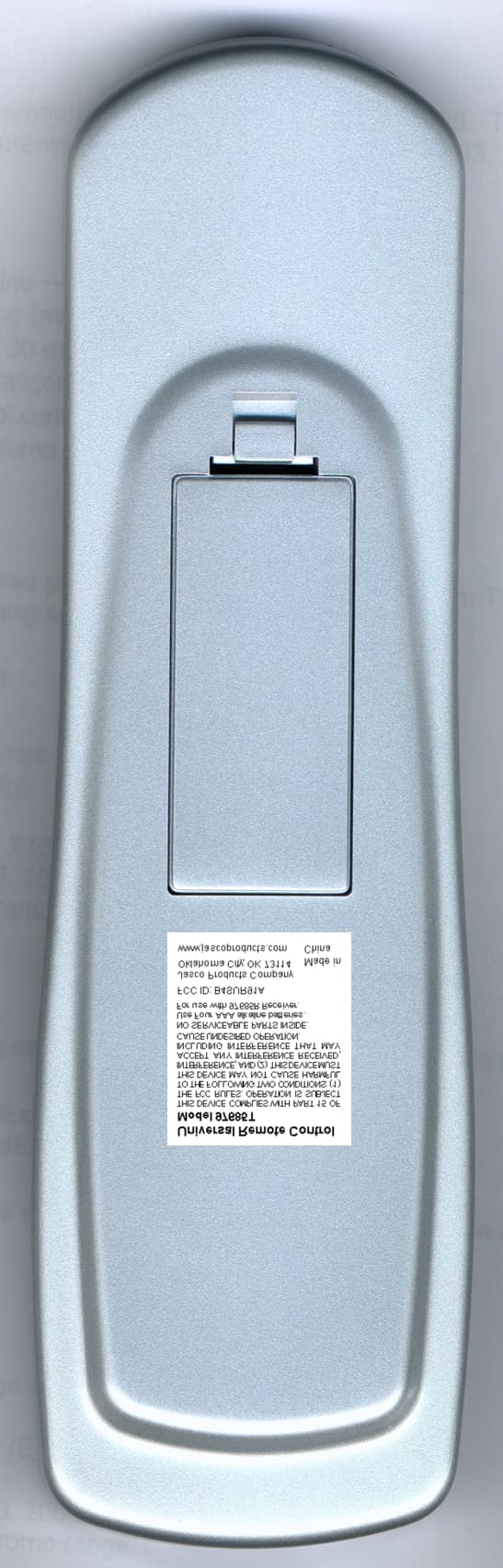 Universal Remote with PC Control - FCC ID B4SUR91A - Authinx Inc.