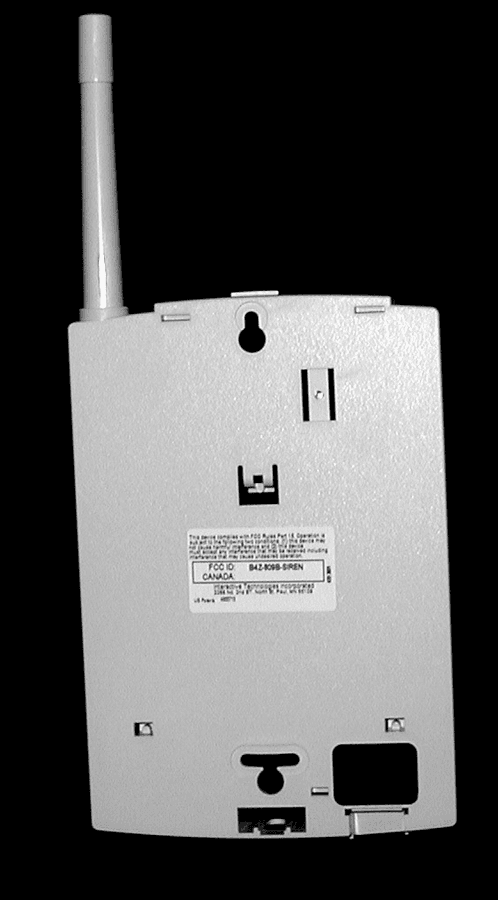 RF Siren - FCC ID B4Z-809B-SIREN - UTC Fire & Security Americas Corporation, Inc.