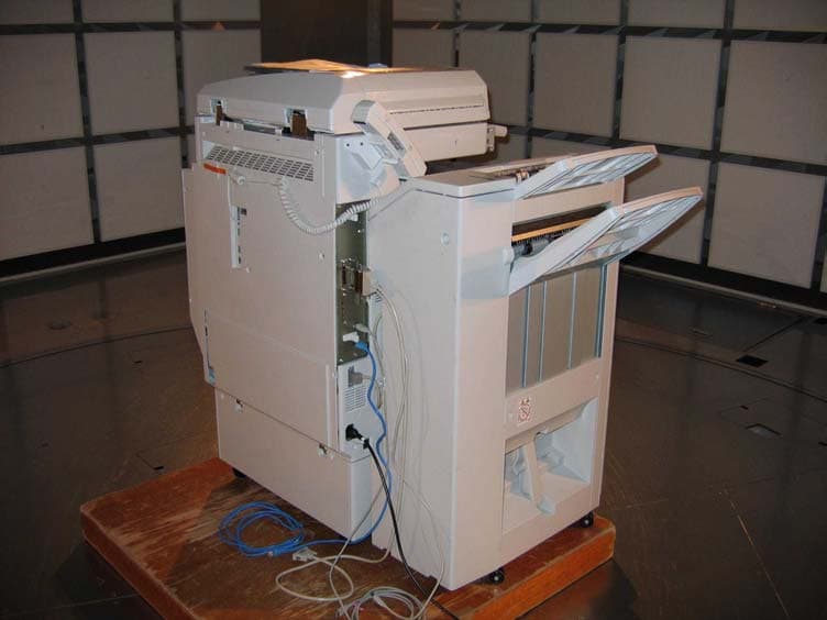 Copy Machine with integrated RFID transmitter - FCC ID BBP-RFAT001 - Ricoh Company Ltd