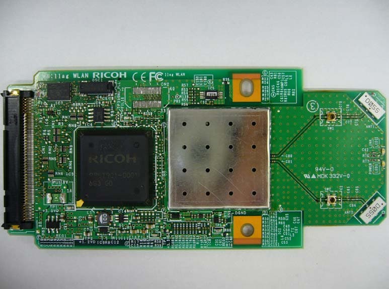 Options(s) for Radiocommunications - FCC ID BBP-WLRWL541 - Ricoh Company Ltd