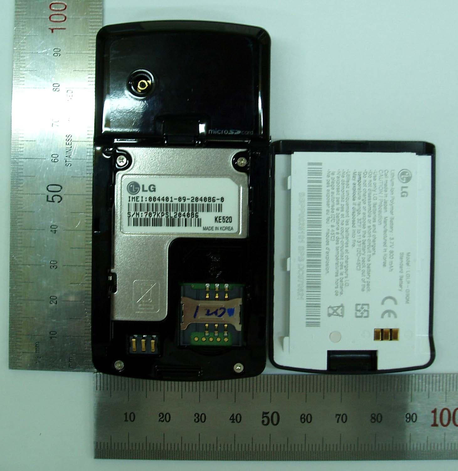 PCS GSM/ EDGE Phone with Bluetooth - FCC ID BEJKE520 - LG Electronics USA, Inc.