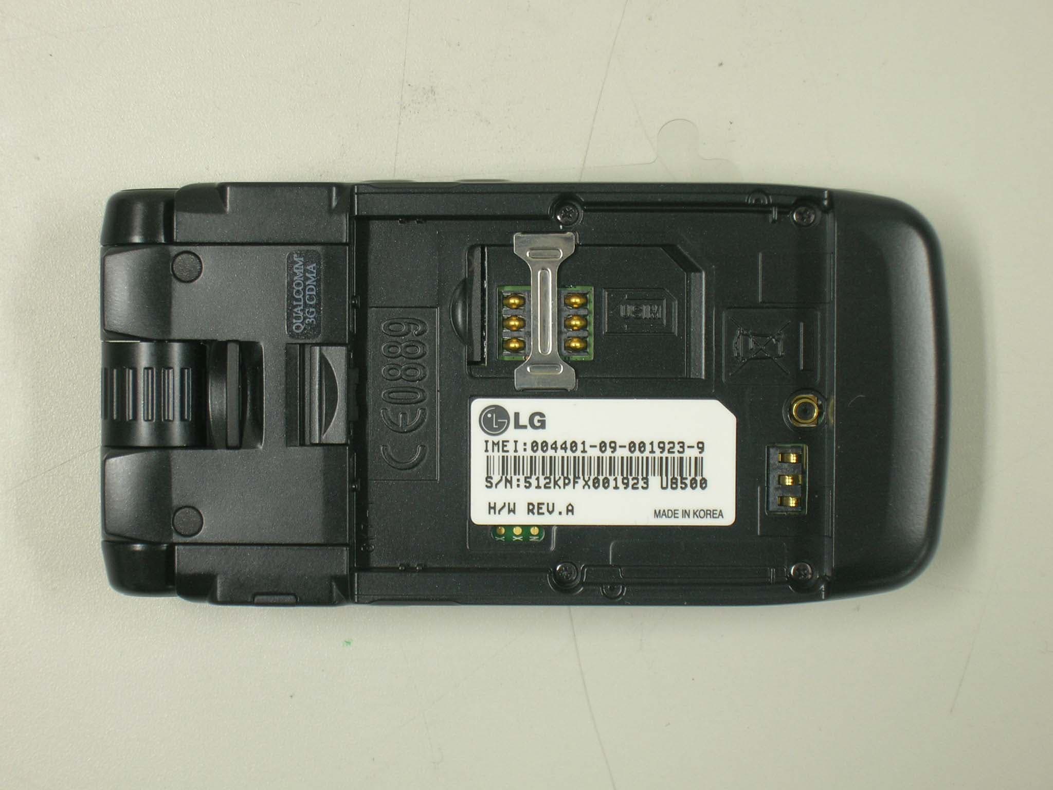 Multi-Band GSM/GPRS Camera Phone - FCC ID BEJU8500 - LG Electronics USA, Inc.