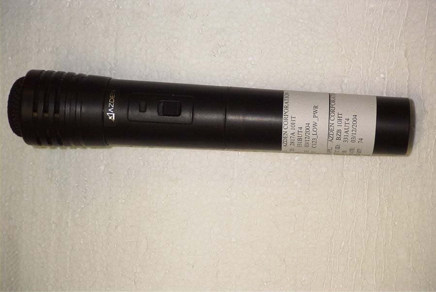 Wireless Microphone Transmitter - FCC ID BZB10HT - Azden Corporation