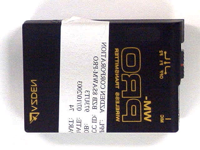 WIRELESS MICROPHONE TRANSMITTER - FCC ID BZBWM-PRO - Azden Corporation