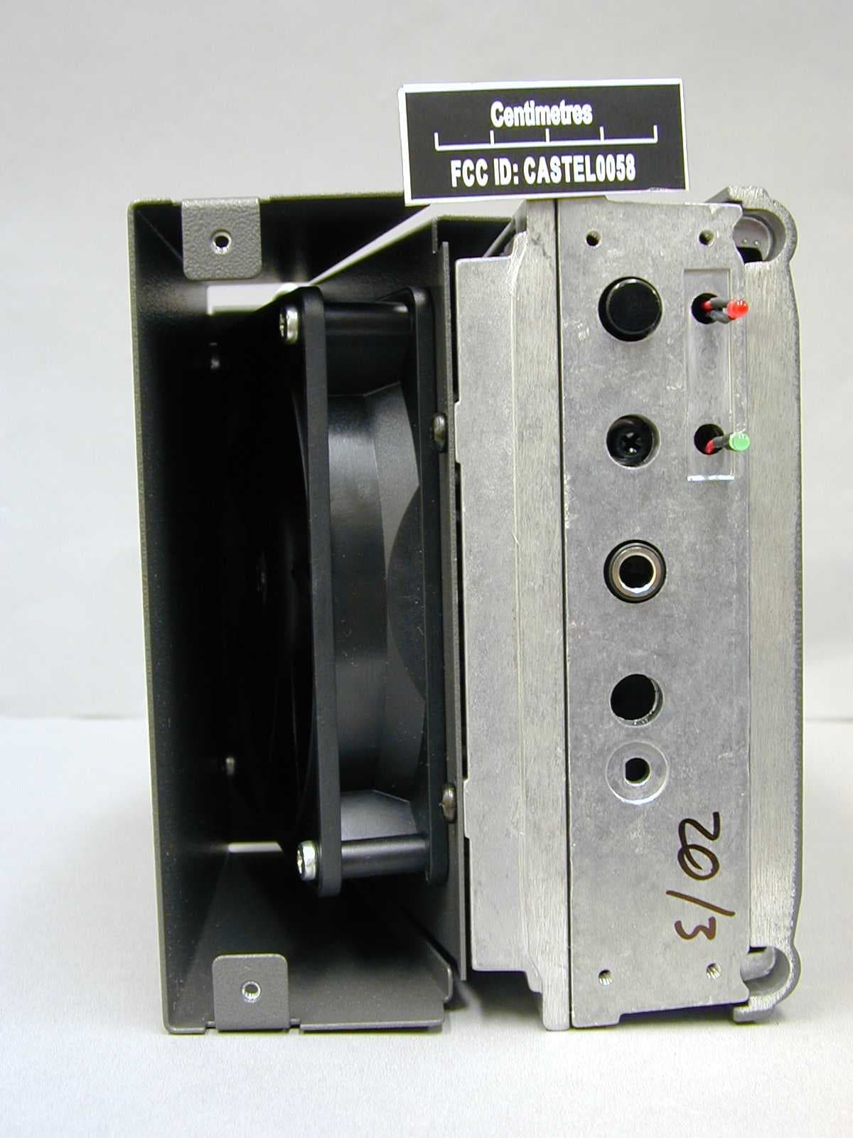 Base Station Transmitter - FCC ID CASTEL0058 - Tait International Limited