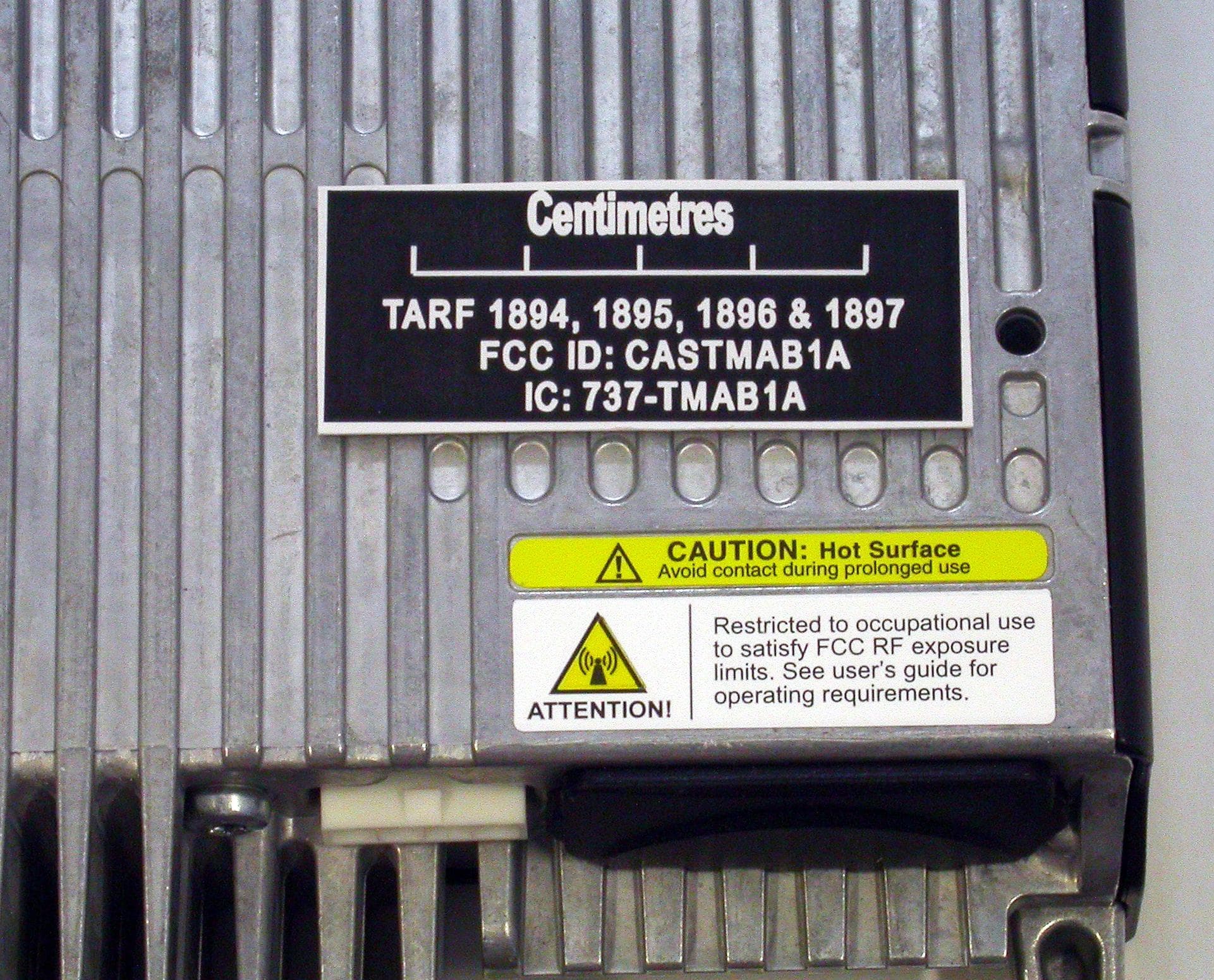 Mobile Transceiver - FCC ID CASTMAB1A - Tait International Limited