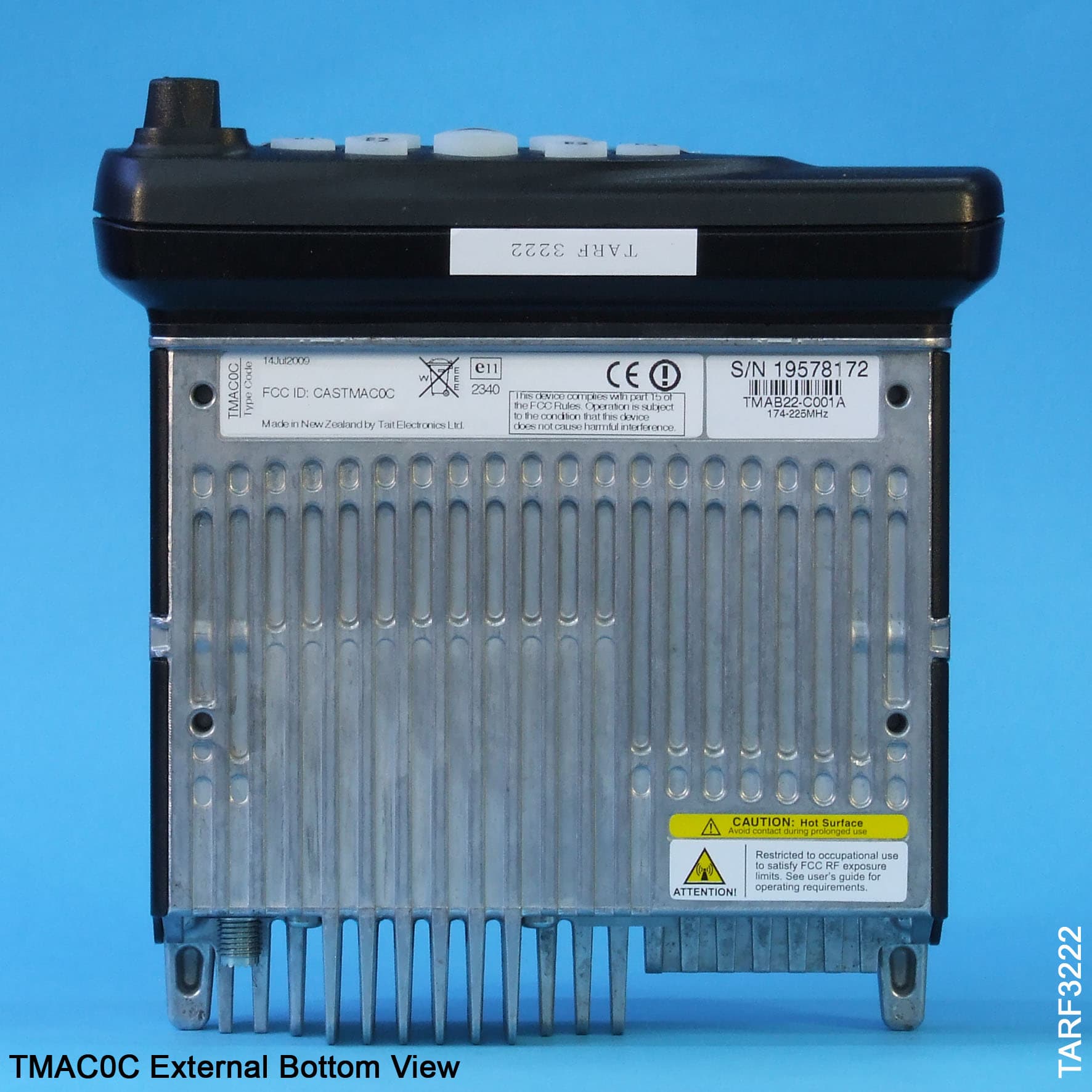 Mobile Transceiver - FCC ID CASTMAC0C - Tait International Limited