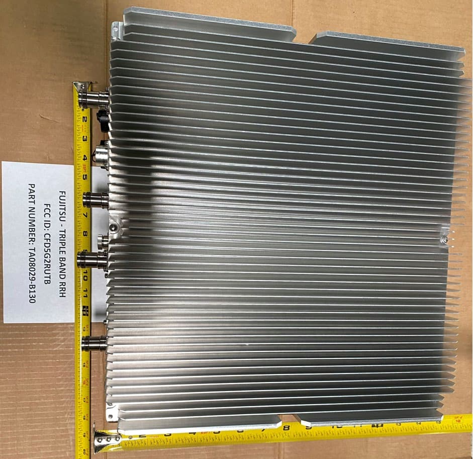 PCS Licensed Transmitter - 5G Tri Band RRH - FCC ID CFD5G2RUTB - Fujitsu Network Communications, Inc.
