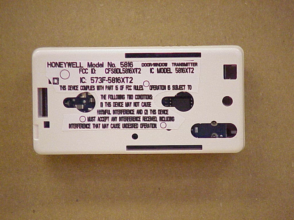 Wireless Door/Window Transmitter - FCC ID CFS8DL5816XT2 - Ademco Inc.