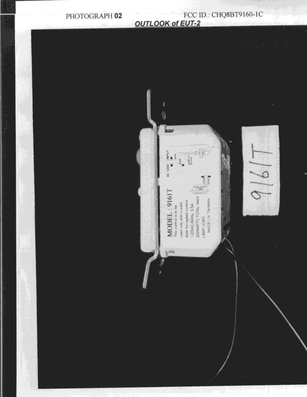 DSC - Part 15 Security/Remote Control Transmitter - FCC ID CHQ8BT9160-1C - Rhine Electronics Co Ltd
