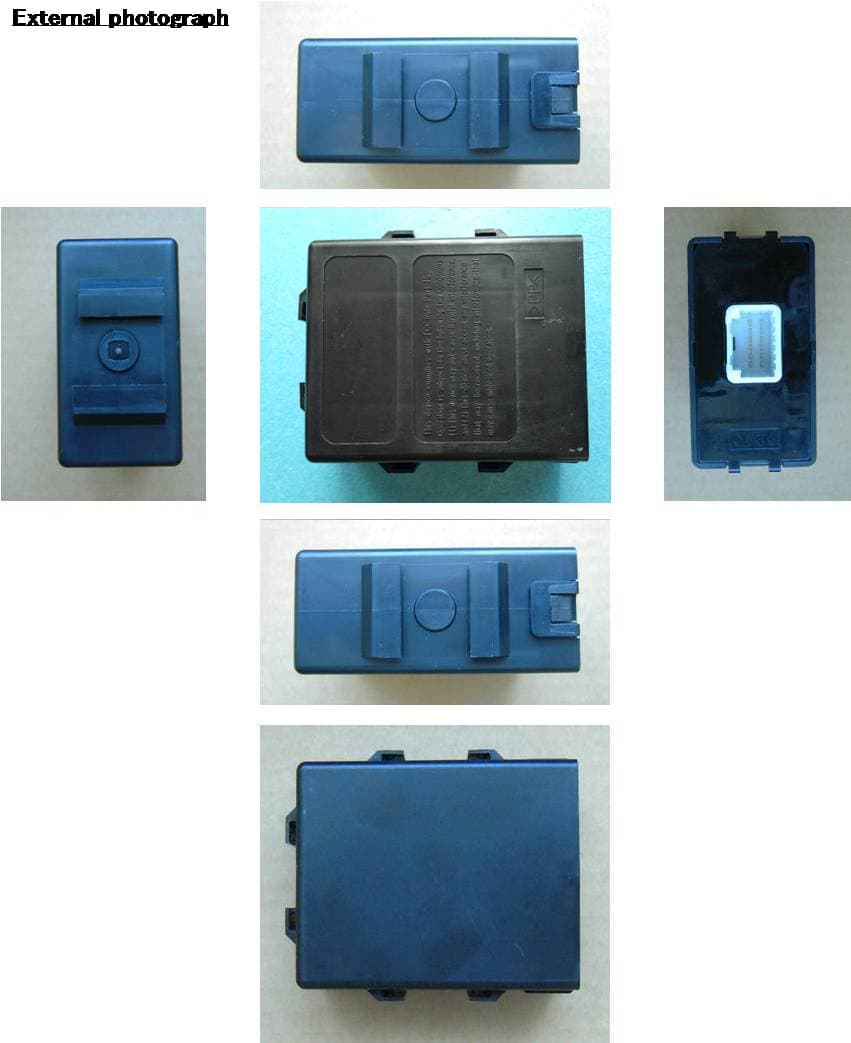 TPMS/KEYLESS RECEIVER - FCC ID CWTWD1U848 - ALPS ALPINE CO., LTD.