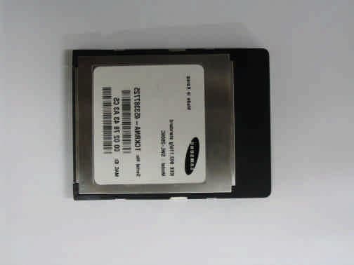MagicLAN SWL-2600C Compact Flash Card - FCC ID E2XSWL-2600C - Samsung Electro Mechanics