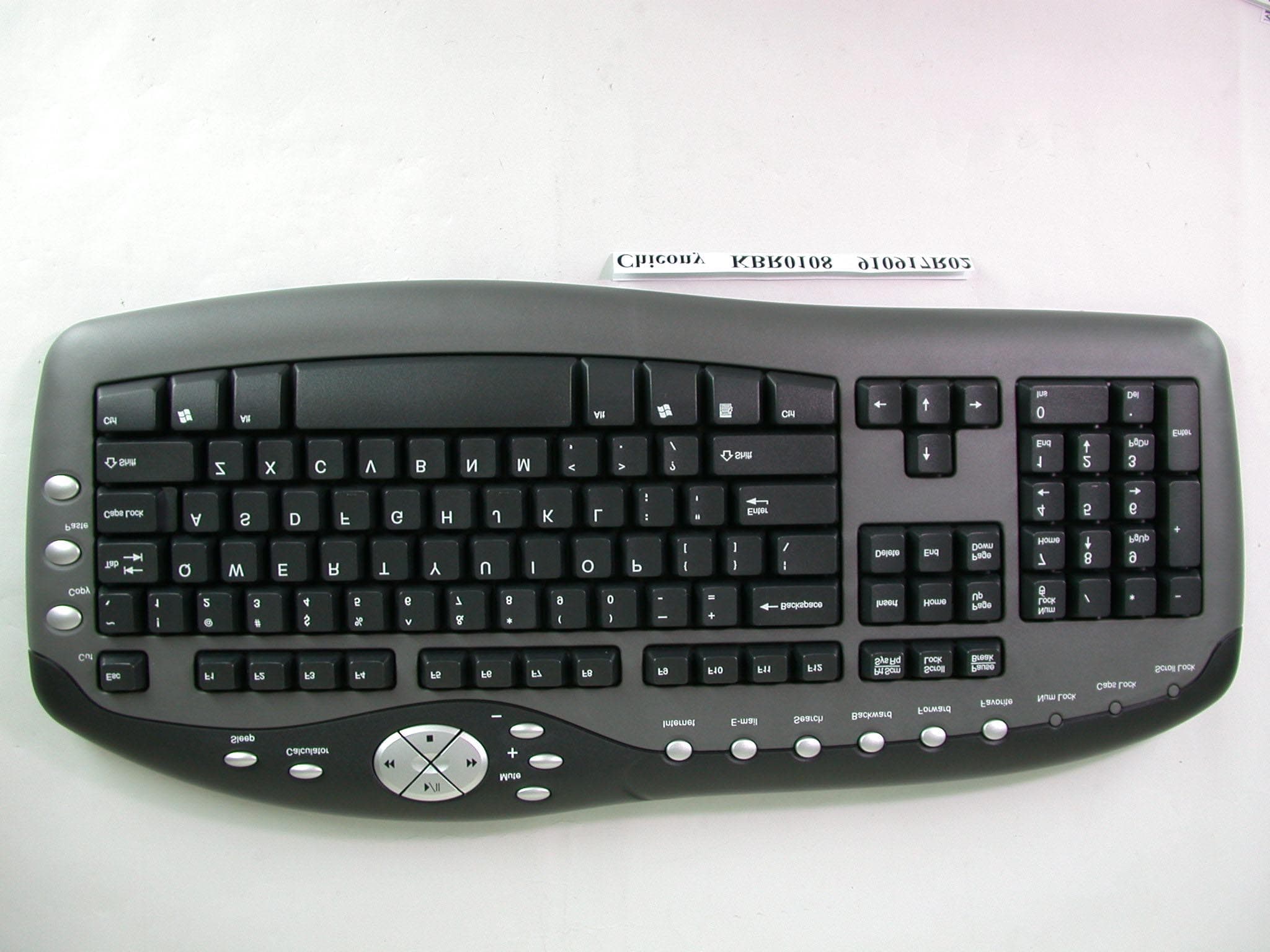 Wireless Keyboard - FCC ID E8HKBR0108 - Chicony Electronics Co Ltd