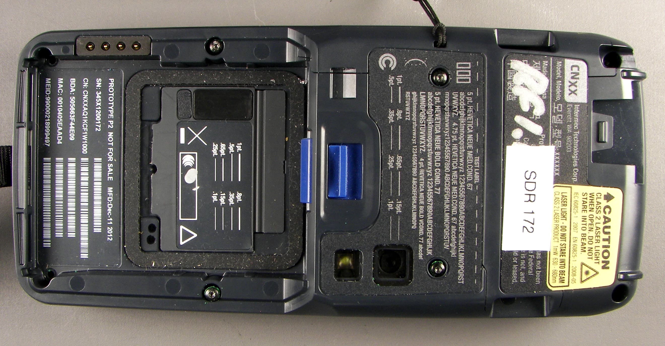 1015CP01S - FCC ID EHA-1015CP01SX1 - Intermec Technologies Corporation