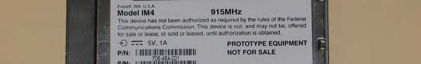 IM4 - FCC ID EHAIM4 - Intermec Technologies Corporation