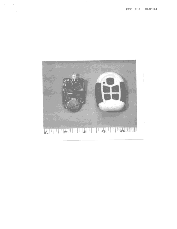 Automobile Security Systems Transmitter - FCC ID ELGTX4 - DesignTech International Inc