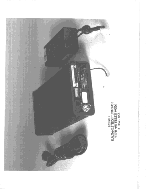 TNB - Licensed Non-Broadcast Station Transmitter - FCC ID ENPESTEEM192M - Electronic Systems Technology