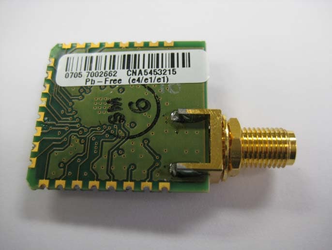 2-Way RF Module with RP-SMA - FCC ID EROCWD1014 - Crestron Electronics Inc