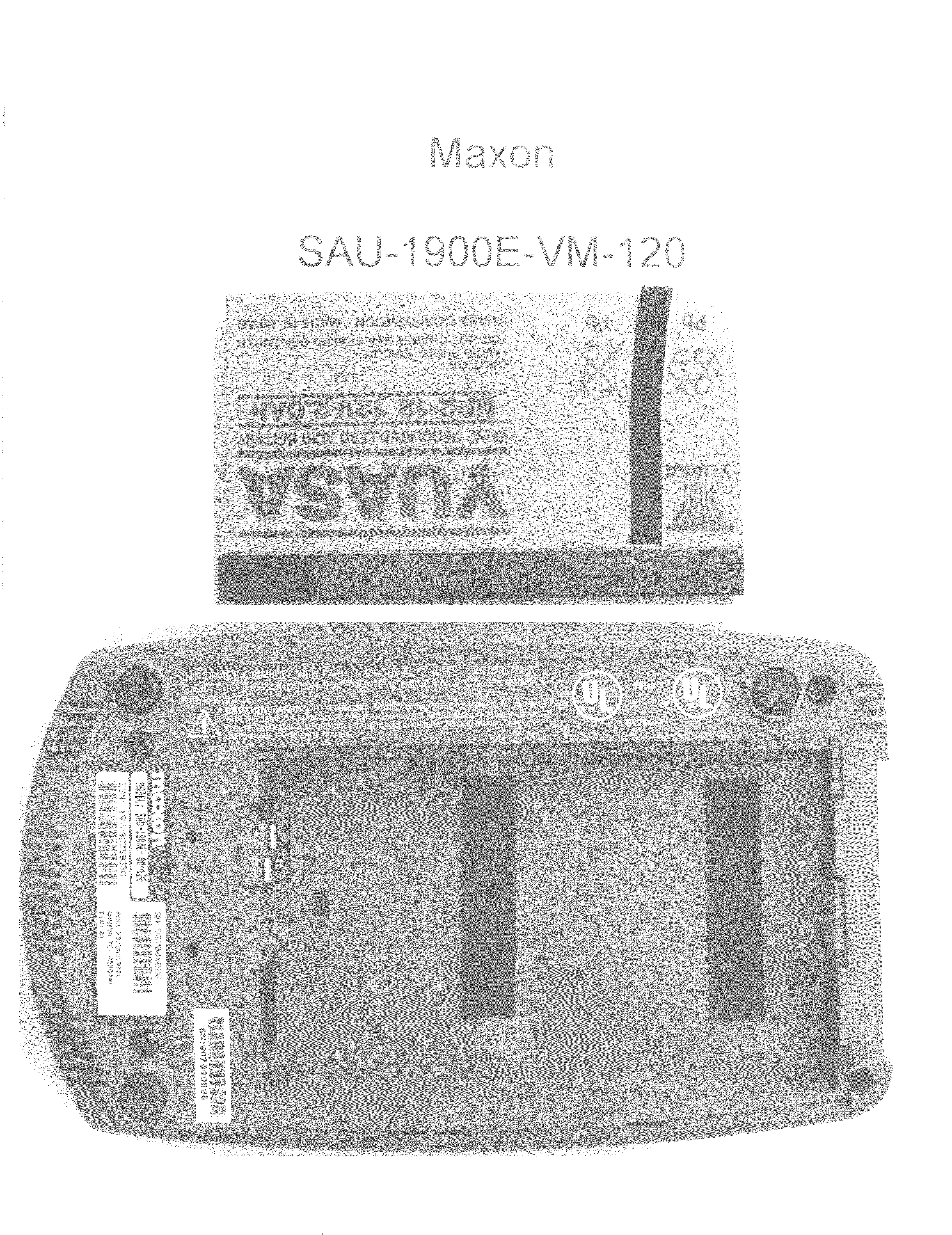 PCS Band CDMA Wireless Local Loop Transceiver - FCC ID F3JSAU1900E - Midland Radio Corporation