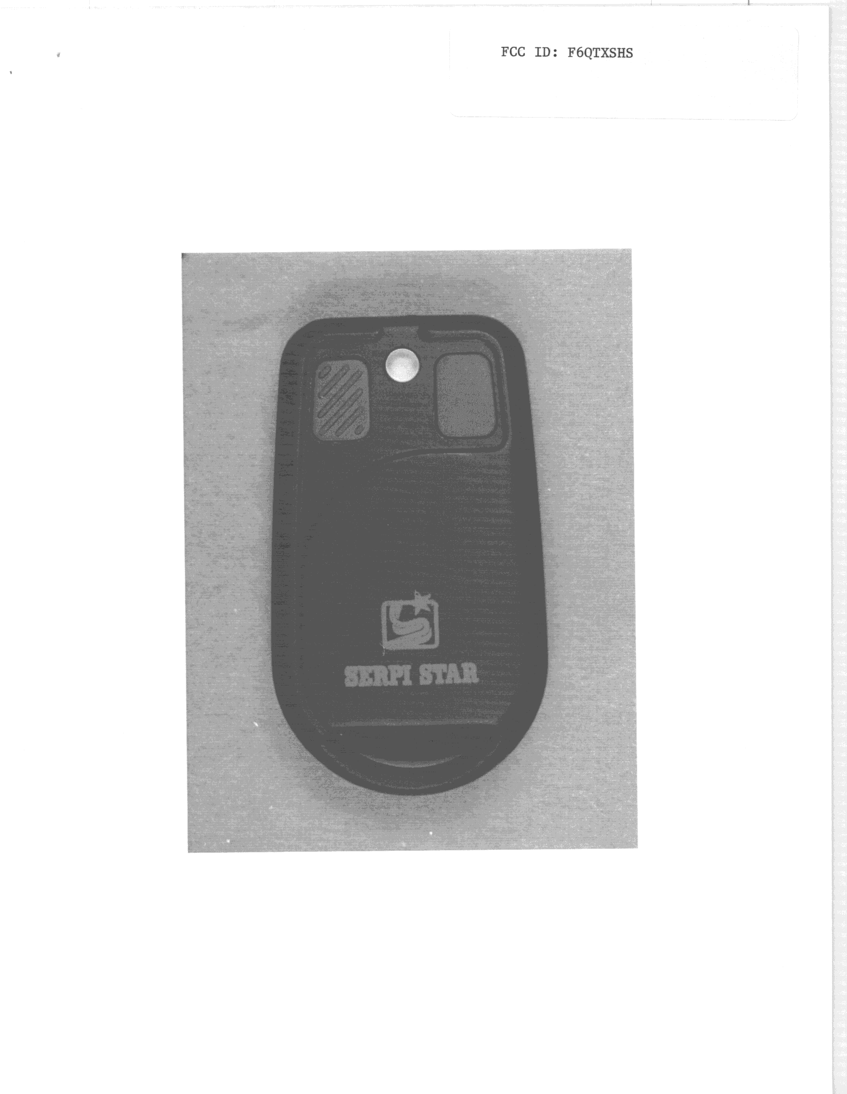 DSC - Part 15 Security/Remote Control Transmitter - FCC ID F6QTXSHS - Gemel Italia S.p.A.