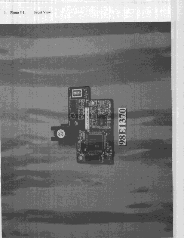 JBP - Part 15 Class B Computing Device Peripheral - FCC ID GXLHFM300 - Chaplet Systems USA Inc