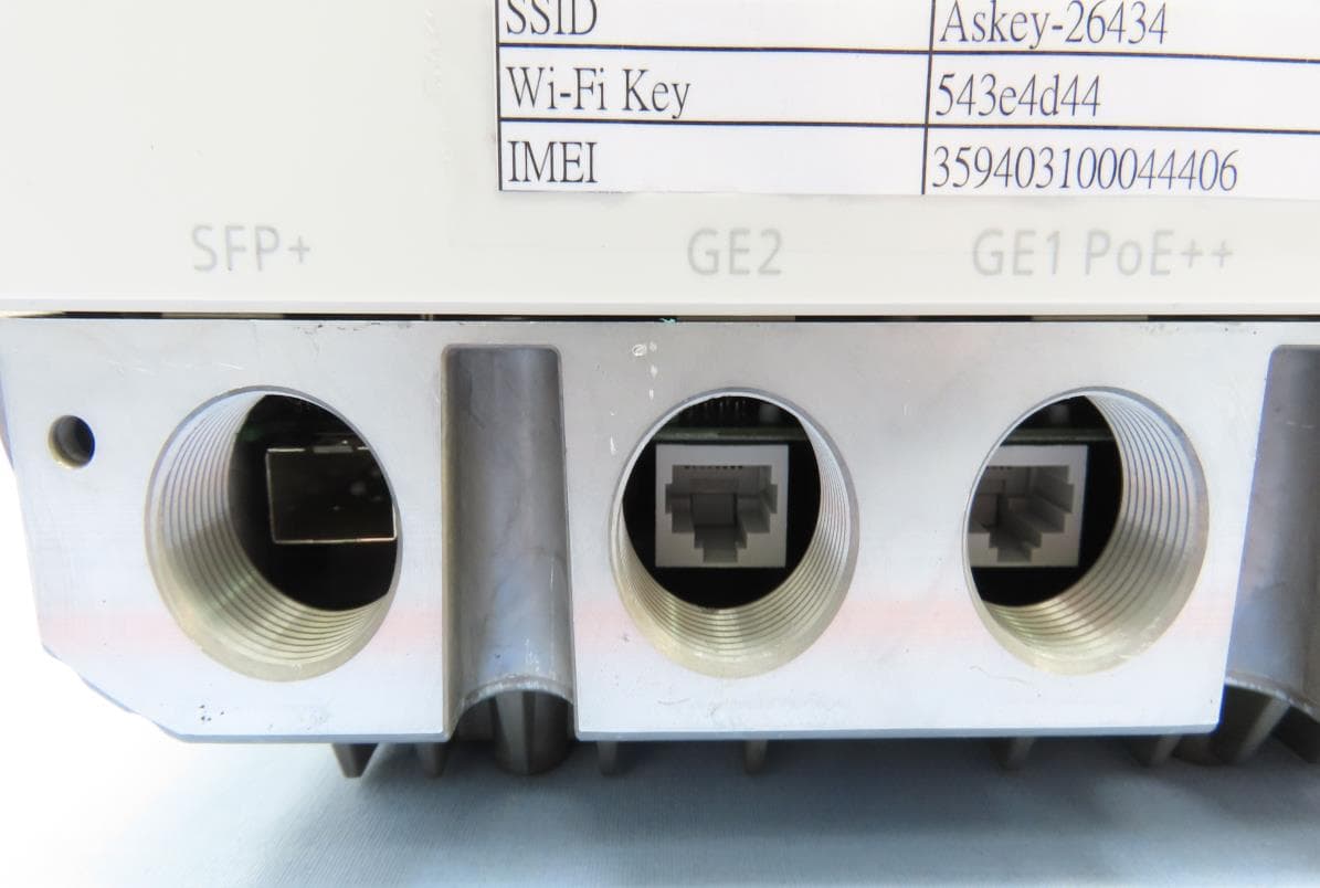 Outdoor WiFi6 AP - FCC ID H8NEAO2522P-2 - Askey Computer Corp