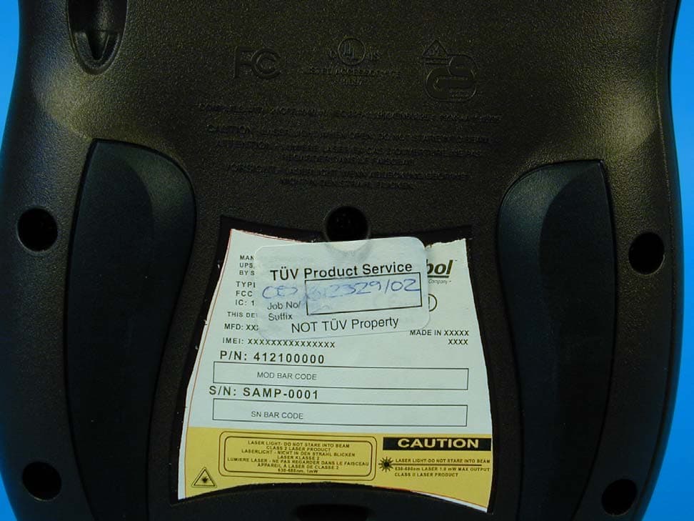 Radio data terminal with 2 included radios - FCC ID H9P41210000 - Symbol Technologies Inc