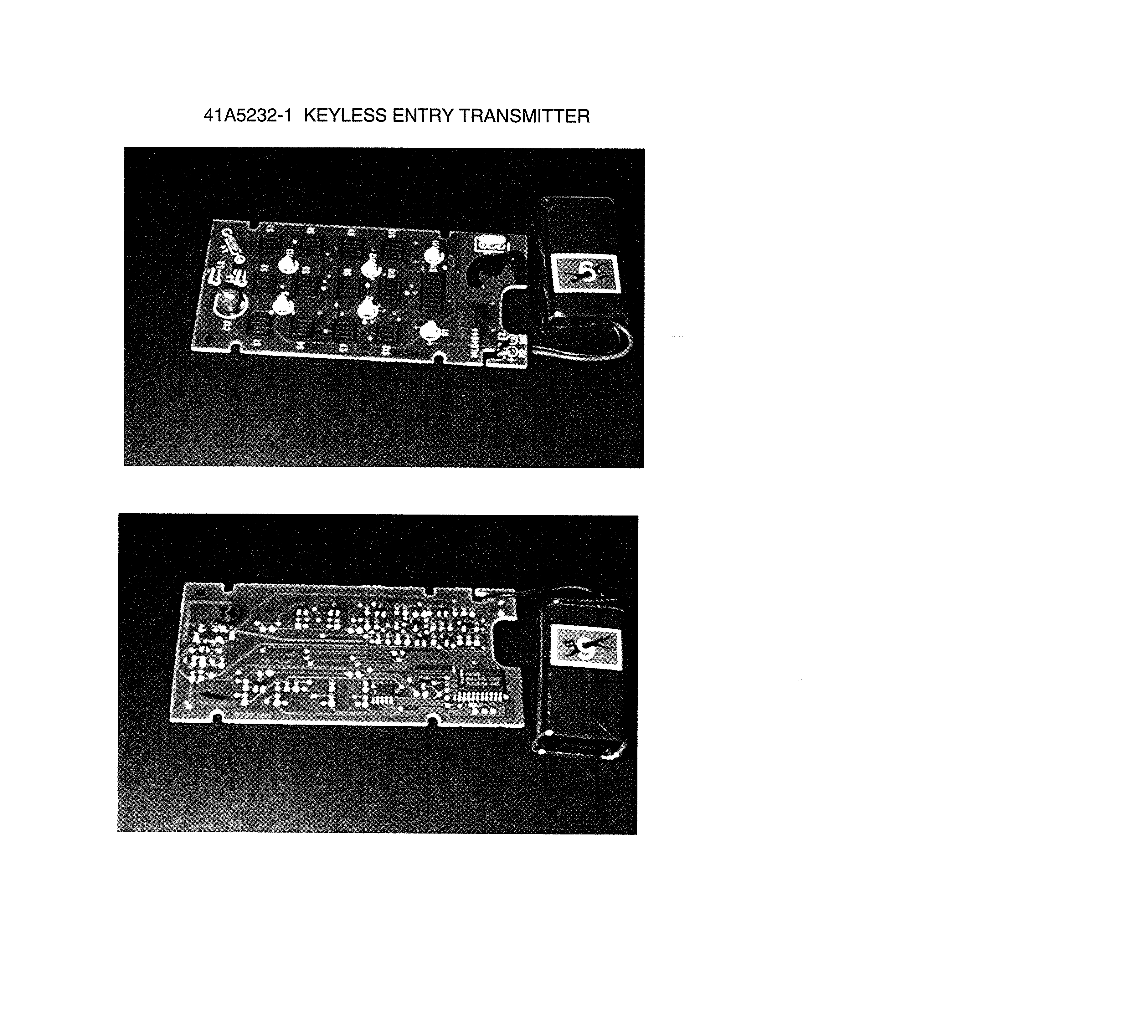 Touch Pad Transmitter - FCC ID HBW1337 - Chamberlain Group LLC, The