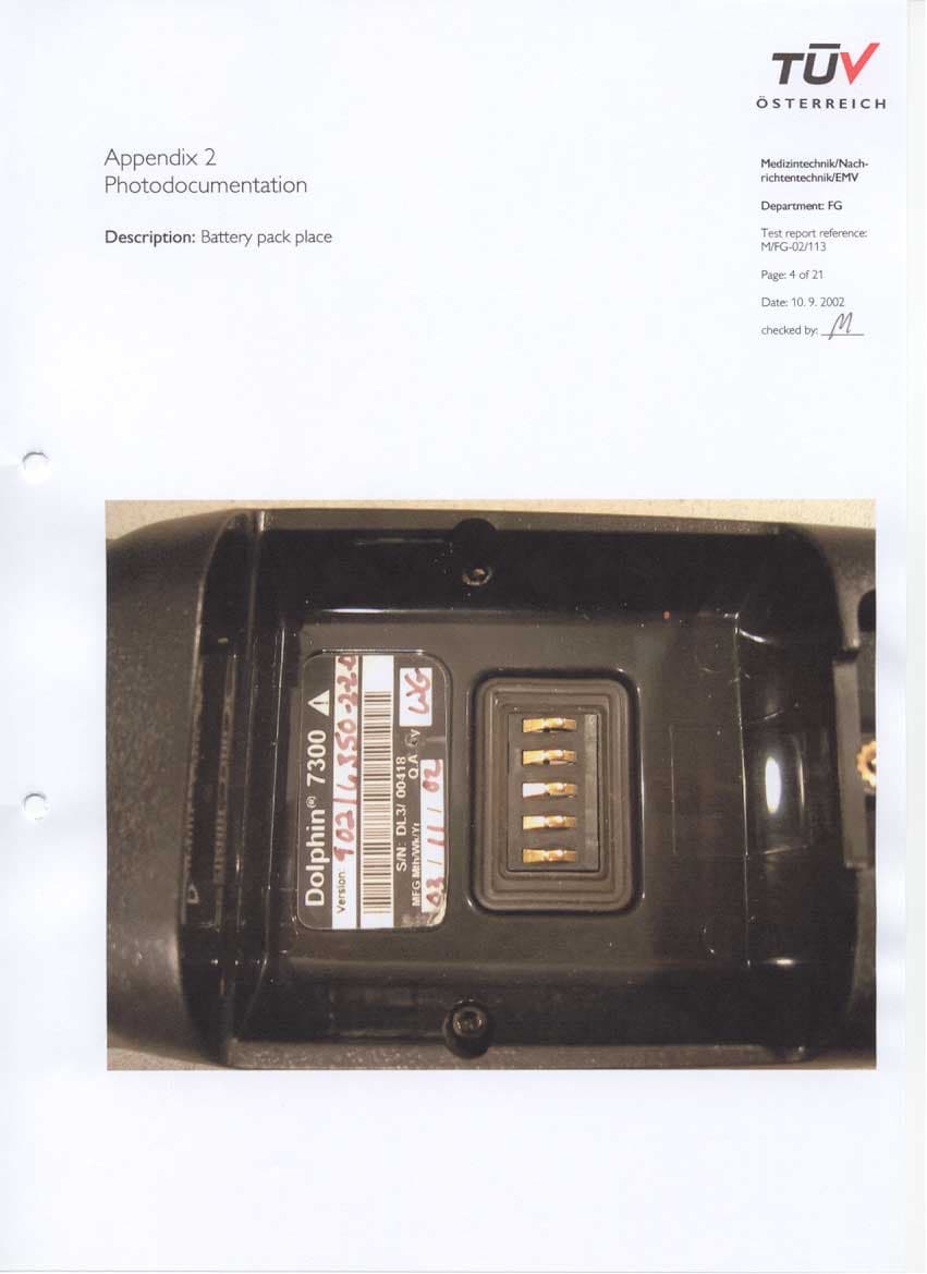 Wireless Handheld computer - FCC ID HD5-7300-2011B - Honeywell International Inc