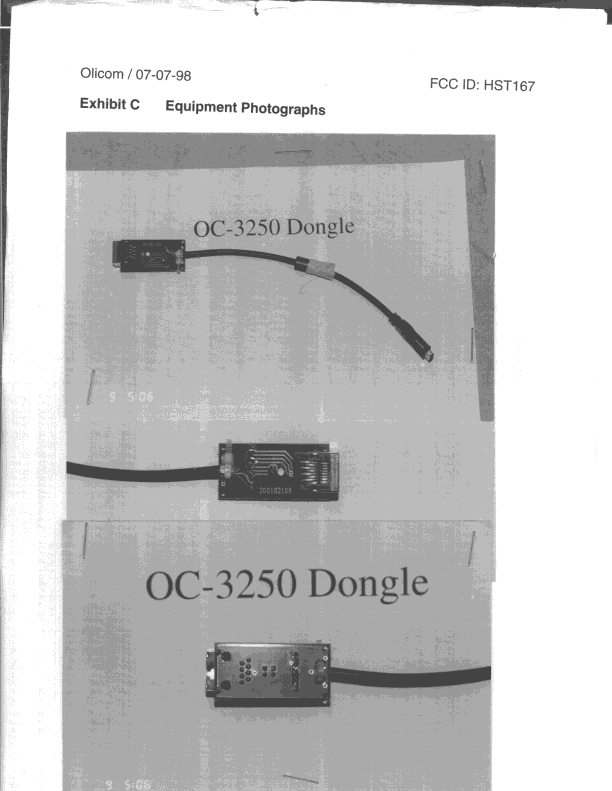 JBP - Part 15 Class B Computing Device Peripheral - FCC ID HST167 - Olicom AS