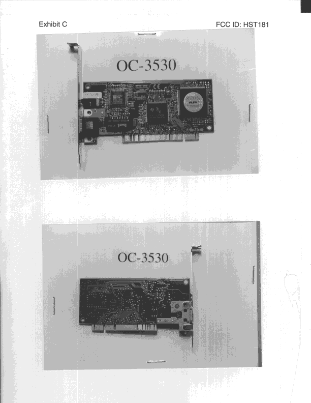 Lan Adapter - FCC ID HST181 - Olicom AS