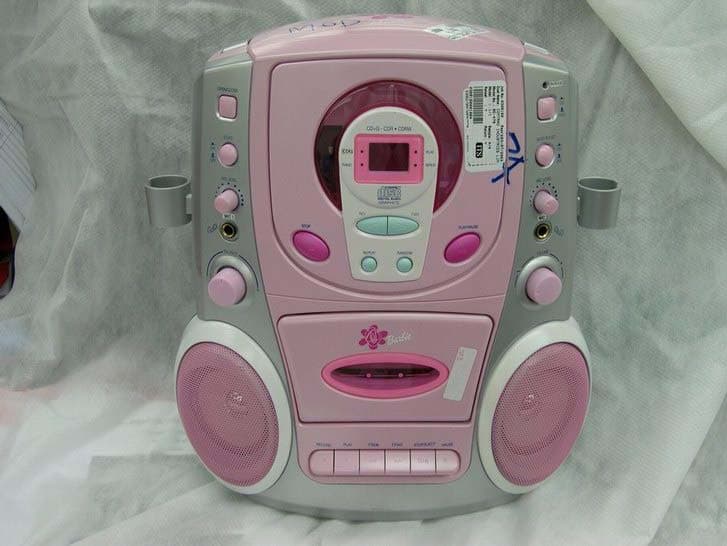 Barbie CDG Karaoke Tape Recorder w/ Wireless Mic - FCC ID IAJBE479 - Kiddesigns Inc