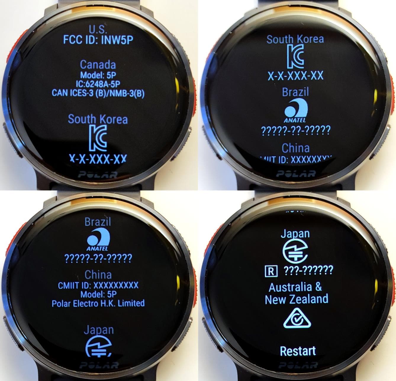 Premium GPS Multisport Watch - FCC ID INW5P - Polar Electro Oy