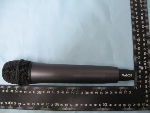 Wireless Handheld Transmitter Microphone - FCC ID JEBUF-9H - Mascot Electric Co., Ltd.